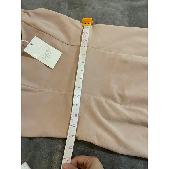 NWT Show Me Your MuMu Eden Midi‎ Dress Size Medium Dusty Blush Stretch Pink - Picture 8 of 10